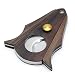 GALINER Cigar Cutter Lock System Wood Stainless Steel Double Cut Blade Cigar Guillotine in Gift Box