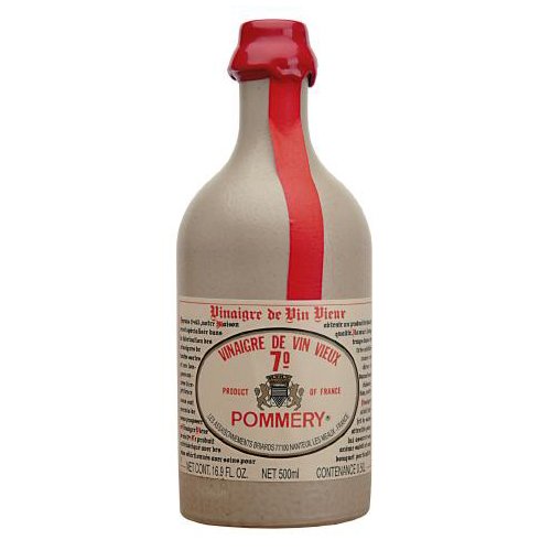 Pommery Aged Red Wine Vinegar in stone crock bottle 16 oz - Thumbnail 2