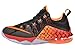 Nike Kid's Lebron XII Low GS, BLACK/METALLIC SILVER-TOTAL ORANGE