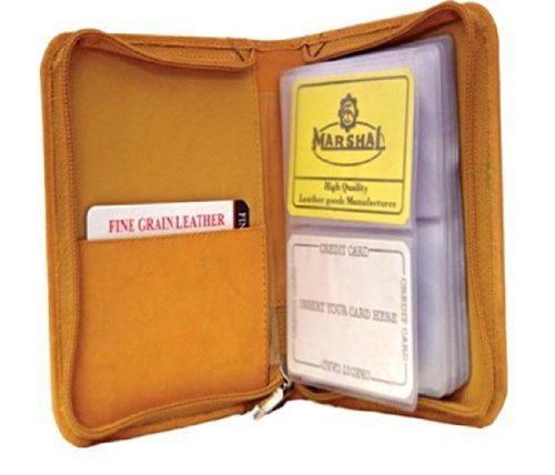 100% Leather Credit Card Holders Tan #2670CF
