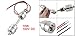 Uxcell a11072700ux0139 Wired Water Liquid Level Sensor Dual Ball Stainless Steel Float Switch Silver Tone