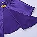 ACSUSS Kids Girls Greatest Show Anne Wheeler Costume Cape Tops with Pleated Skirt Wristband Outfits Purple 6-8
