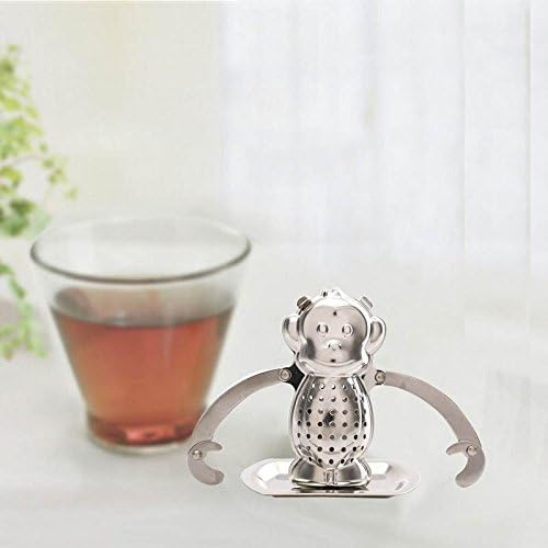 Home Product Stainless Steel Monkey Loose Tea Leaf Infusers Convenient Cute Strainer Filter Diffuser Tea Tools Lovely