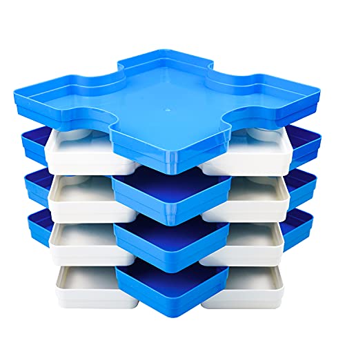 8 Puzzle Sorting Trays Fit Up to 2000 Pieces Puzzles Durable Jigsaw