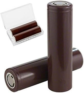 18650 battery 3000mAh 3.7v 35A HG2 lghg2 lg hg2 Flat Top lithium Li-ion Rechargeable Batteries Pack of 2