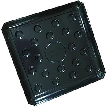 TipPot Square Planter Saucer Drip Tray for Any Planter with 12
