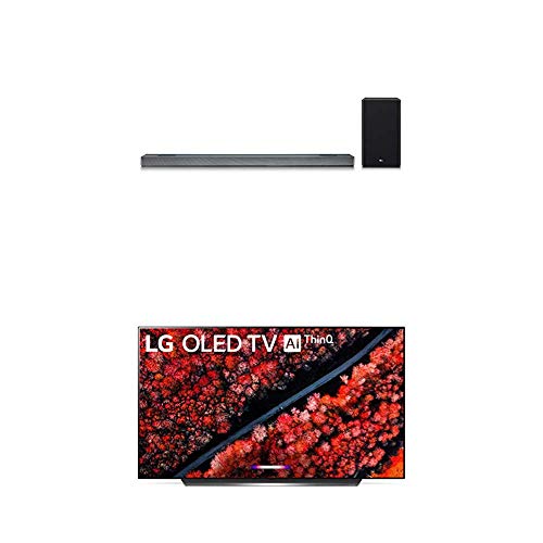 LG OLED65C9PUA Alexa Built-in C9 Series 65″ 4K Ultra HD Smart OLED TV with 4.1.2 Channel High Res Audio Sound Bar w/Meridian Technology, Dolby Atmos