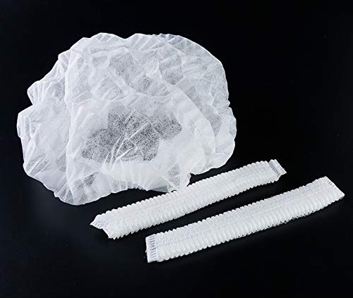 Disposable Bouffant Caps Hair Net Cap 120 Pcs 21inches Elastic Mob Caps for Food Service, Medical Use, Sleeping Head Cover, Factory Warehouse Worker, Beauty