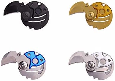 Mini Keychain Folding Knife Coin Knife |Portable Pocket Tactical Knife Alloy Coated Blade Camping Outdoor Survival Tools