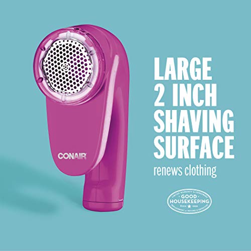 Conair Fabric Shaver and Lint Remover, Battery Operated Portable Fabric