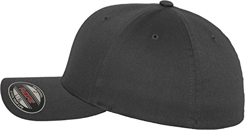 Yupoong Flexfit Wooly 6-Panel Cap, Dark Grey, L/Xl