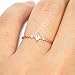 Gieschen Jewelers EDEN .925 Sterling Silver CZ Ultra Petite Engagement Ring