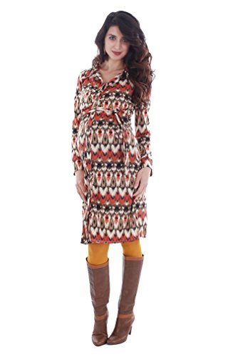 Everly Grey Womens Maternity Lucy Faux Button Front Dress | Desertcart  Cayman Islands