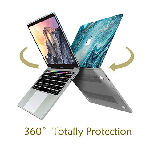 Laptop Case,MacBook Case Marble Hard Case Shell & Keyboard Cover & Screen Protector Only Compatible MacBook Pro 15 Inch with Retina Display(A1398) - Thumbnail 3