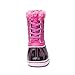 Global Kids Winter Boots, Black/Pink36, 12 M US Little Kid