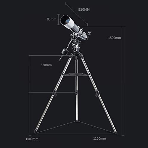 WJJ Fernrohr Kinder Fernrohr Mit Stativ Astronomisches Teleskop, Hochauflösende Hohe Vergrößerung, Dual-Nutzung Für… – Bild 8