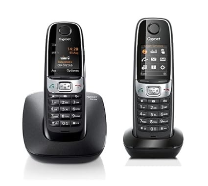 Gigaset C620 / C 620 Duo schwarz mit insgesamt 2 Mobilteilen