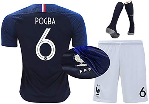 Pavard2の夏19 シーズン Umtiti 5 Pogba6 サッカーユニフォームジャージースーツtシャツ ショートパンツ カスタマイズ可能 別倉庫からの配送 ソックスボール
