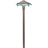 Kichler 15317AZT Path & Spread 1-Light 12V, Textured Architectural Bronze