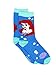 Disney The Little Mermaid Ariel Womens 2 pack Crew Socks (9-11 (Shoe: 4-10), Ariel Blue)