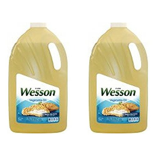 Wesson Vegetable Pure Natural Oil, 1 Gal - Pack of 2