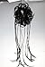 Merrylight Scrunchie Hair Extension Ponytail Synthetic Messy Bun Hair Piece (Black-1)