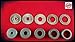 Self Centering Coin Ring Punch Set, No Spacers Needed, 1/4