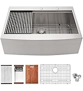 33 Drop In Farmhouse Sink - Lordear 33 inch Farmhouse Kitchen Sink Drop-in Topmount Apron Front 1...