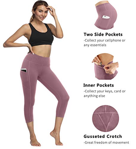 image for Fengbay Capris Leggings, Capris Yoga Pants Tummy Control Workout Runni