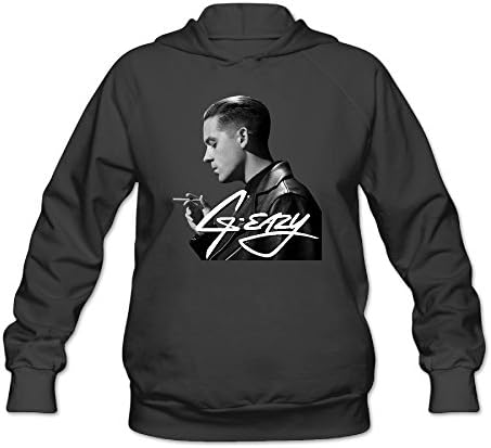 CBOAA G-Eazy Smoking Women's Graphic Hooded Sweatshirt Black
