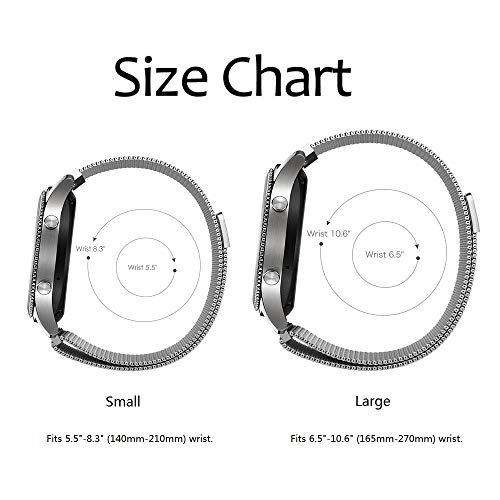 fintie milanese 22mm band for galaxy watch 46mm
