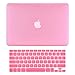 TOP CASE 2-in-1 Rubberized Hard Case Cover and Keyboard Cover Compatible with Apple MacBook White Unibody 13