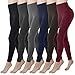 Double Couple Womens Fleece Lined Leggings High Waisted Soft Slimming Winter Warm Leggings
