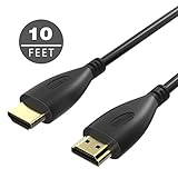 HDMI Cable 10 FT,OTBBA High Speed HDMI Cable for DVD,PS4,XBOX,HD TV[Latest Standard]