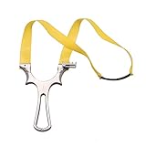 I-Sport Stainless Steel Detachable Slingshot Outdoor Hunting Sling Shot High Velocity Catapult with Flat Rubber Bands