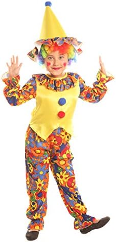 Disiao Big Top Clown Costume for Little Boys Halloween Party Cospaly Suits (L)