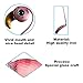 LIFFY Metal Flamingo Wall Decor Outdoor Hanging Art Glass Garden Decorations for Bathroom