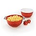OXO Good Grips 3-Piece Bowl and Colander Set, Red