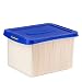 Bankers Box Heavy Duty Plastic File Box with Hanging Rails, Letter/Legal, 1 Pack (0086205)