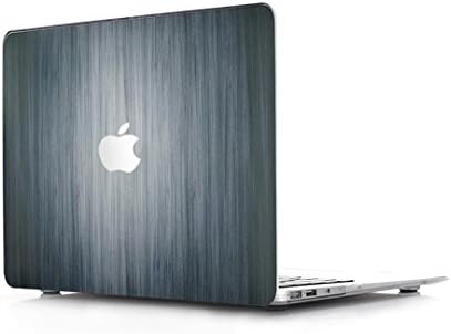 Latest Design, MacBook 12" Matte Patterns Wood Grain Coated Case, Lightweight, Snap-on Plastic Hard Shell Cover Protective