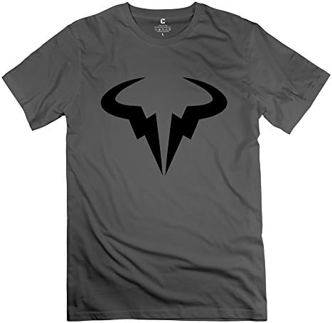 Men's Rafael Nadal Tennis Player Logo Short Sleeve T Shirt Size XS DeepHeather