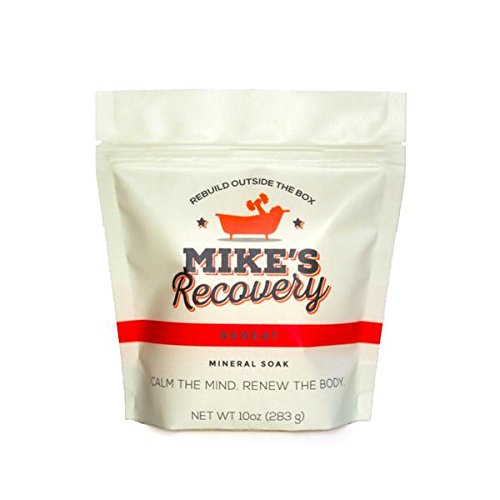 Mike’s Recovery HEAT / REHEAT POUCH Mineral Soak- Bath Salt Muscle Restore – Mikes Recovery (10oz.)