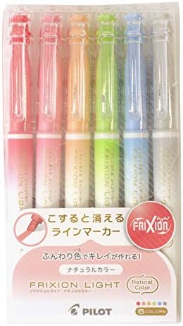 Amazon フリクションライト ナチュラルカラー 6色セット Sfl 60sl 6cn 蛍光 文房具 オフィス用品