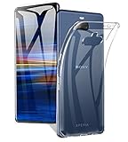 AVIDET Sony Xperia 10 Plus Case, Soft Thin Anti-Scratch Cover TPU Rubber Gel Shock-Absorption Bumper Compatible for Sony Xperia 10 Plus (Clear)