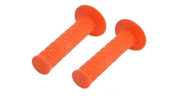 orange bmx grips