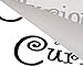Curiouser and Curiouser Alice in Wonderland Inspired Cheshire Cat Quote Vinyl Wall Decal [Black] by GMDdecals Size 24