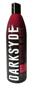 Image of Darksyde Wicked Black Ultimate Silicone Bronzer Tanning Lotion 16 fl. oz., Wild Flower Scent