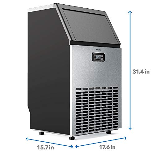 hOmeLabs Freestanding Commercial Ice Maker Machine Makes 143 Pounds