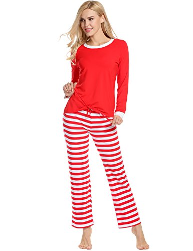 Avidlove-pigiama-da-notte-Donne-Signore-Set-di-Natale-di-cotone-a-maniche-lunghe-e-pavimentazione-striscia Avidlove-pigiama-da-notte-Donne-Signore-Set-di-Natale-di-cotone-a-maniche-lunghe-e-pavimentazione-striscia