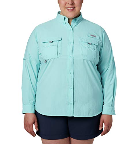 Columbia Women's PFG Bahama II Long Sleeve Shirt, Breathable, UV Protection